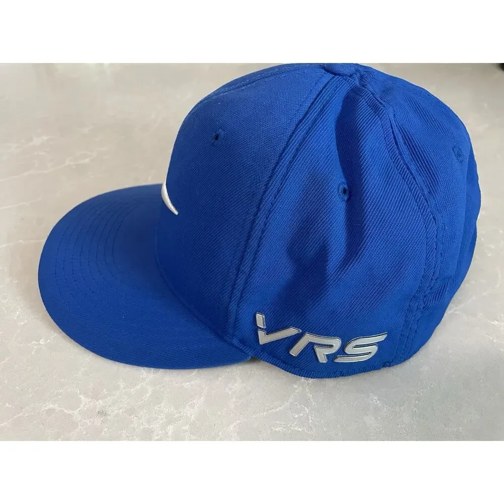 Nike Golf VRS RZN Flexfit Cap Hat Royal Blue White Swoosh Mesh
